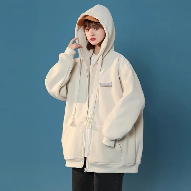 Spring and Autumn Sports Casual Basic Female Hooded Top Korean Fashion Sport Cheap Y2k Vintage 2000s Women's Hoodies Sweatshirts