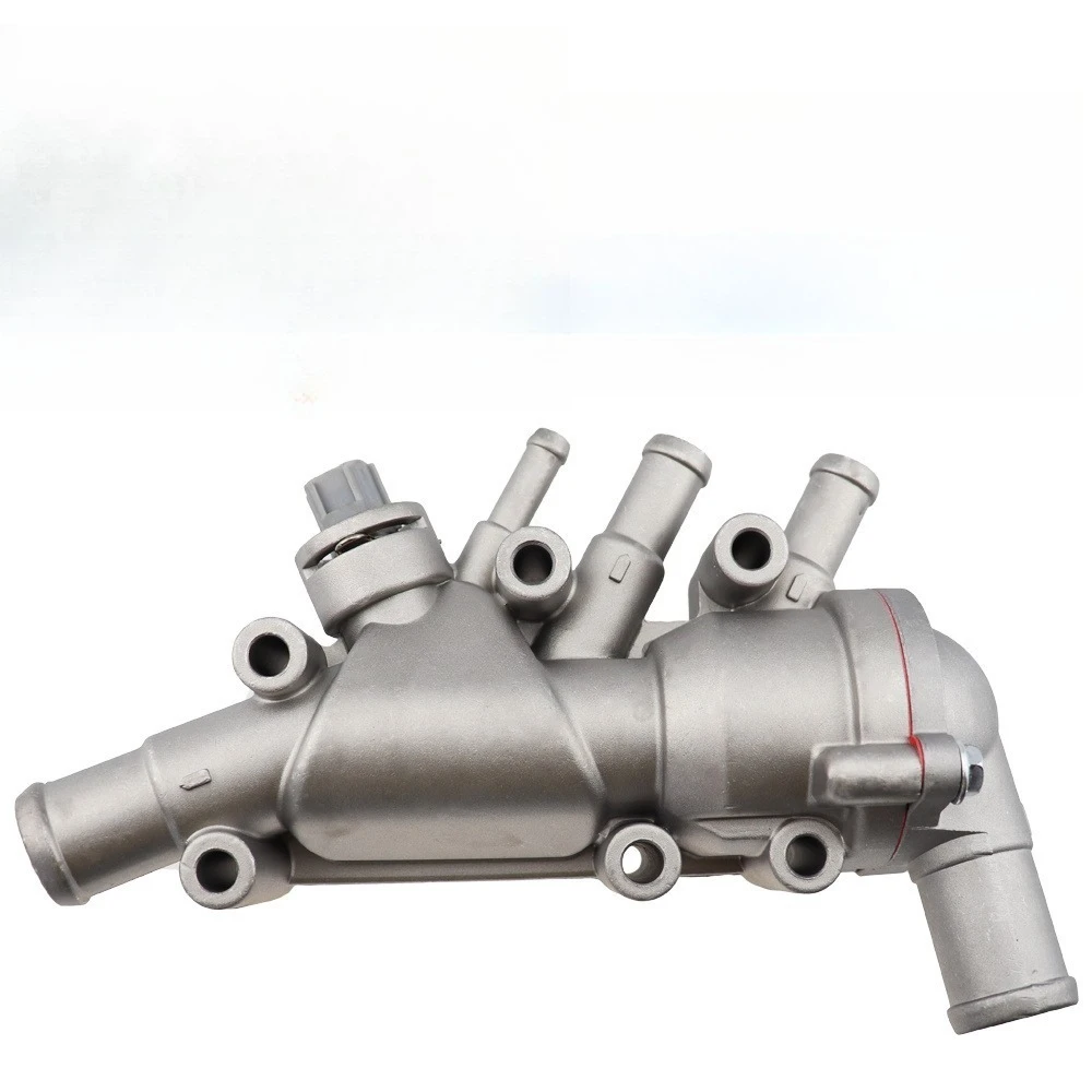 

Kit ensamblaje la cubierta l termostato aluminio para la salida la bomba agua l refrigerante l motor, compa