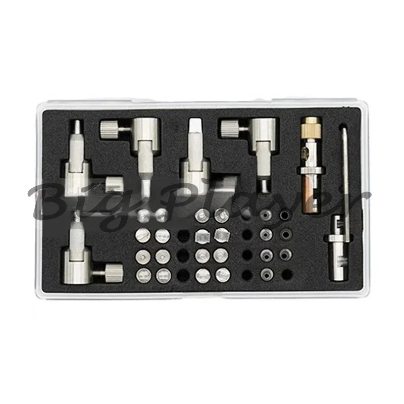Leather Hole Punch Tool Multifunctional Watch Strap Puncher Round/Square/Oval Hole Adjustable Manual Punching Machine
