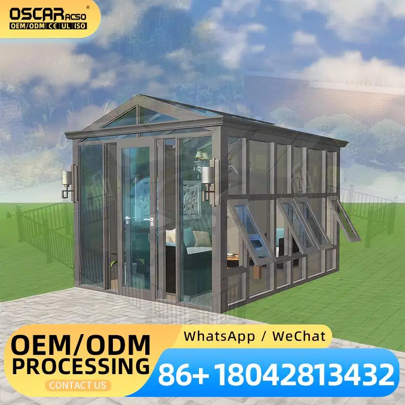 20X40 Aluminum PC Sheets Pool Cover Enclosure Swimming Waterproof Retractable USA Canada sunroom