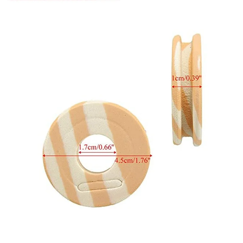 100Pcs Gulungan Busa EVA Papan Penggulung Tali Pancing Pengait Alat Pancing Kawat Pelacak Putar Alat Tali Pancing