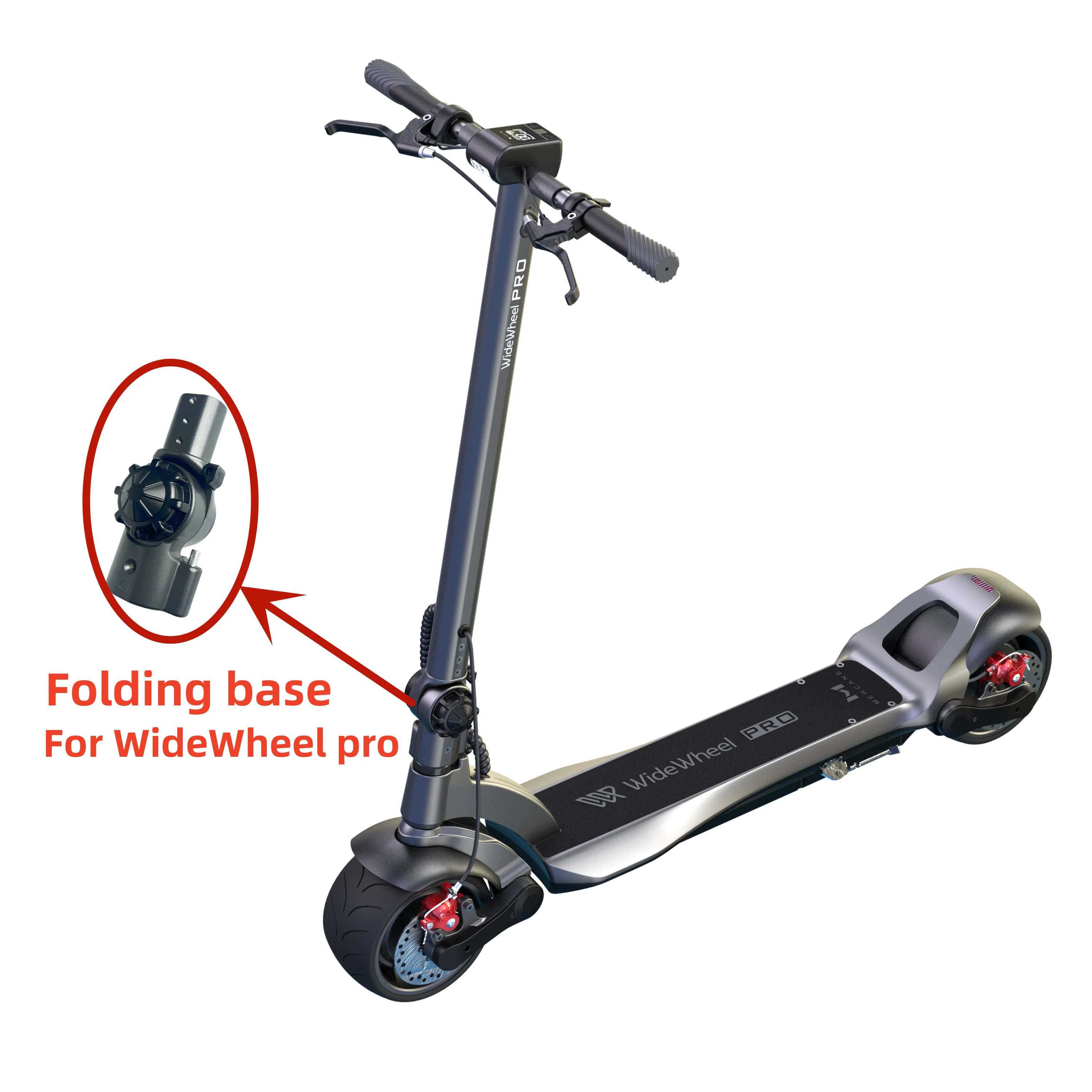 Original Mercane  WideWheel pro Folding base parts for  electric scooter Folding accessories