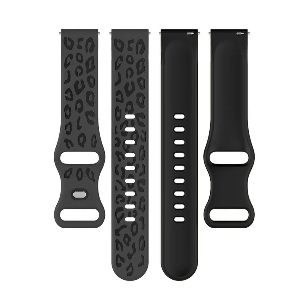 

18mm 20mm 22mm Universal Silicone Watch Strap For Coros Huawei Amazfit Xiaomi Samsung Durable Soft Quick Release Smartwatch Band