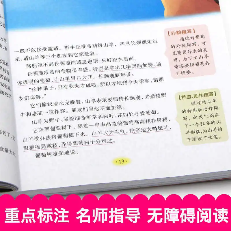 Chinese Ancient Fables and Aesop's Fables, Must Read Extracurricular Books for Third Grade Students, Read Happily