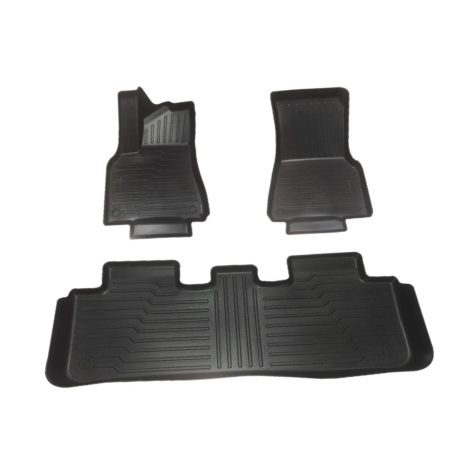 

3 шт. напольные вкладыши коврики аксессуары для салона автомобиля материал TPE для модели Y