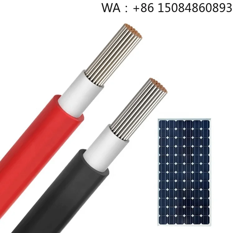 Custom Copper Aluminum Solar Cable 4/6/10mm² H1Z2Z2-K Dual MC Extension Wire for Solar Panel Photovoltaic Power Generation DC Sy