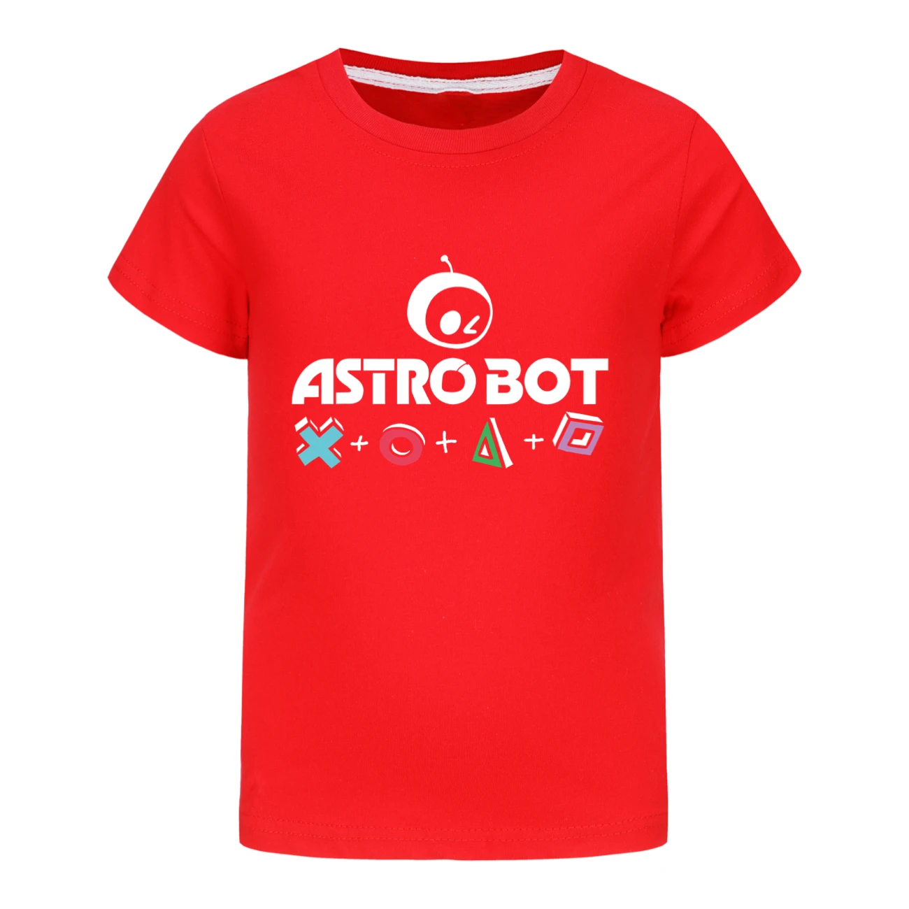 Camisetas Astro Bot T 셔츠 어린이 공포 게임 Astrobot T-셔츠 유아 소녀 반팔 탑 소년 만화 의류 아동 셔츠