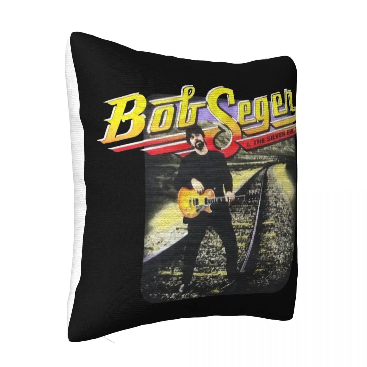 90S Bob Seger Silver Bullet Band Rock Roll Never Forgets Concert Promotion Latest Pillow Case