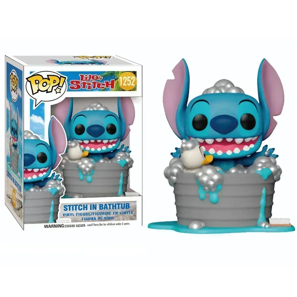 Funko POP Star Baby Stitch Stitch Little Gold Handmade Vinyl PVC Doll Toy Children's Gift