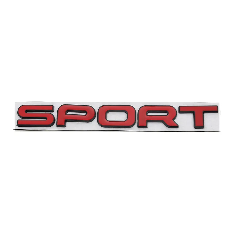 Letras deportivas de Metal para coche, emblema de logotipo, insignia de maletero trasero, calcomanía para Land Range Rover SV, autobiografía,