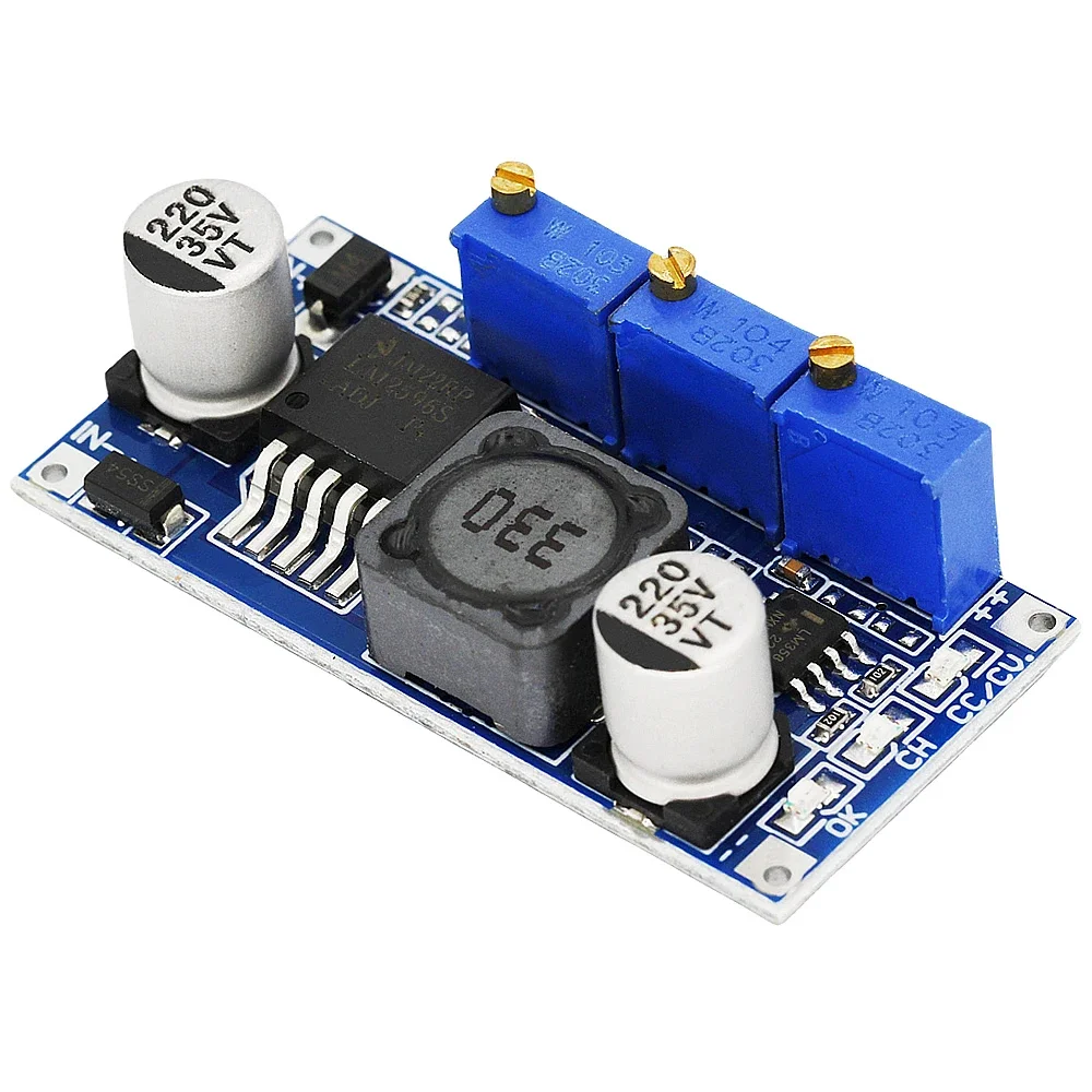 LM2596 DC-DC Step-down LED Driver Adjustable CC/CV Power Supply Module Battery Charger LM2596S Constant Current Voltage