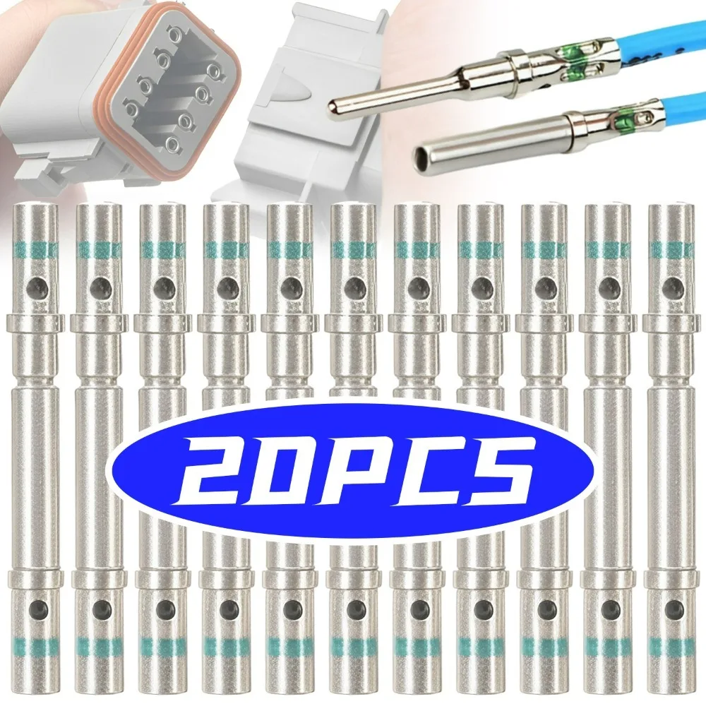 

Pin Socket Metal Contact 0460-202-20141 0460-201-20141 20AWG Deutsch Crimp Solid Female Male Terminal Direct Insertion Connector