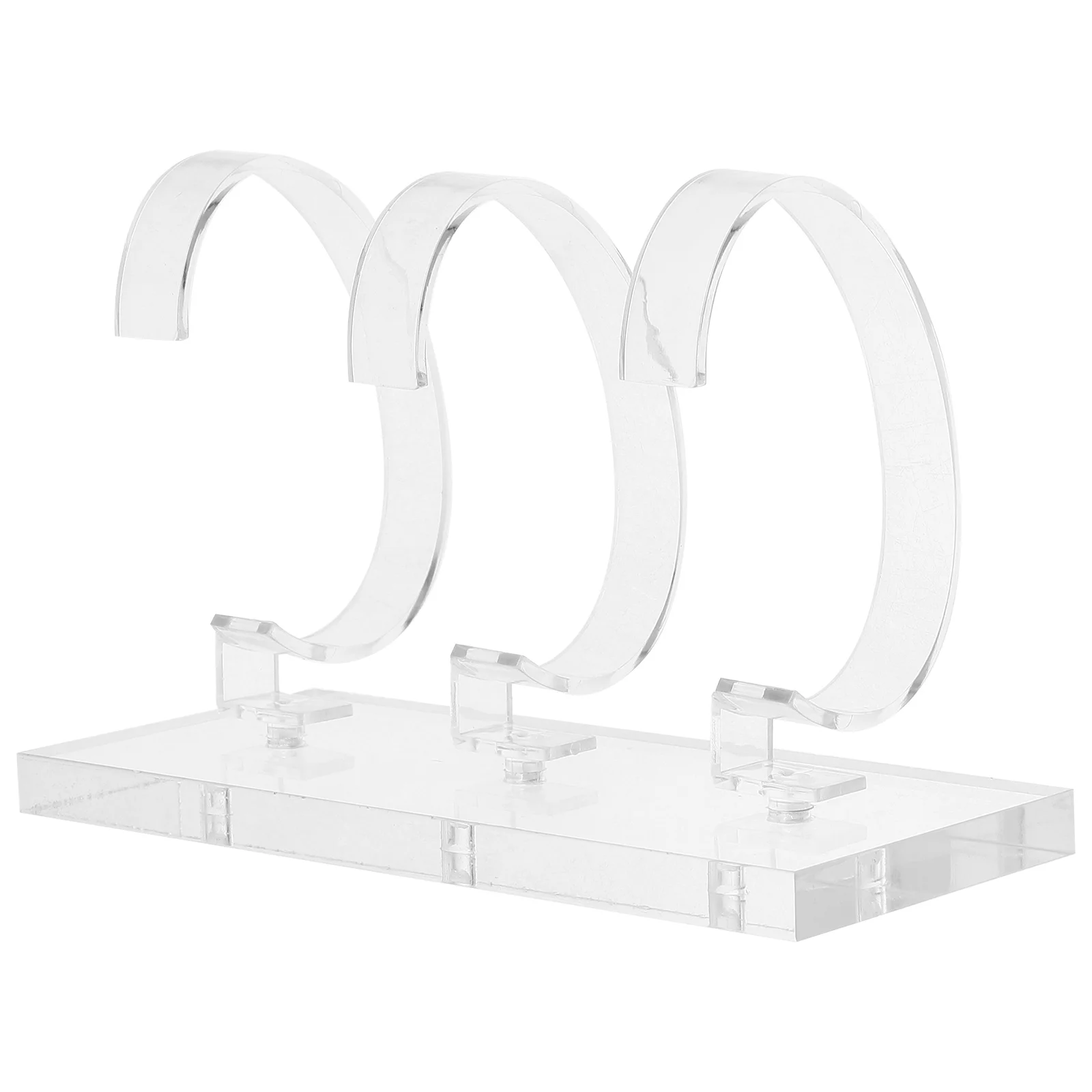 

Acrylic Watch Display Stand Stable Base Lightweight Storage Holder Wrist Watch Jewelry Rack Small Size Easy Travel