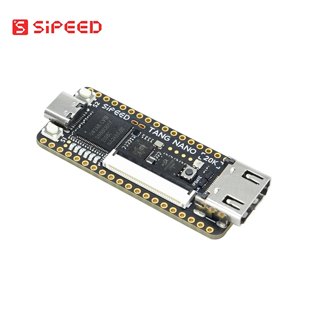 Imagem -04 - Sipeed Tang Nano Jogos Placa de Desenvolvimento Linux Fpga Riscv 20k