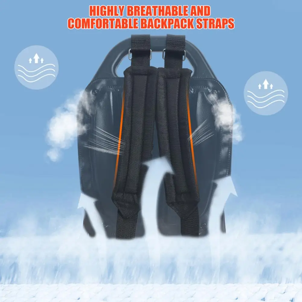 52CC Gas Backpack Leaf Blower 2-Stroke Engine 550CFM Commercial-Grade Dust Blower Patio Cleaning Lawn Care Yard Work Landscaping