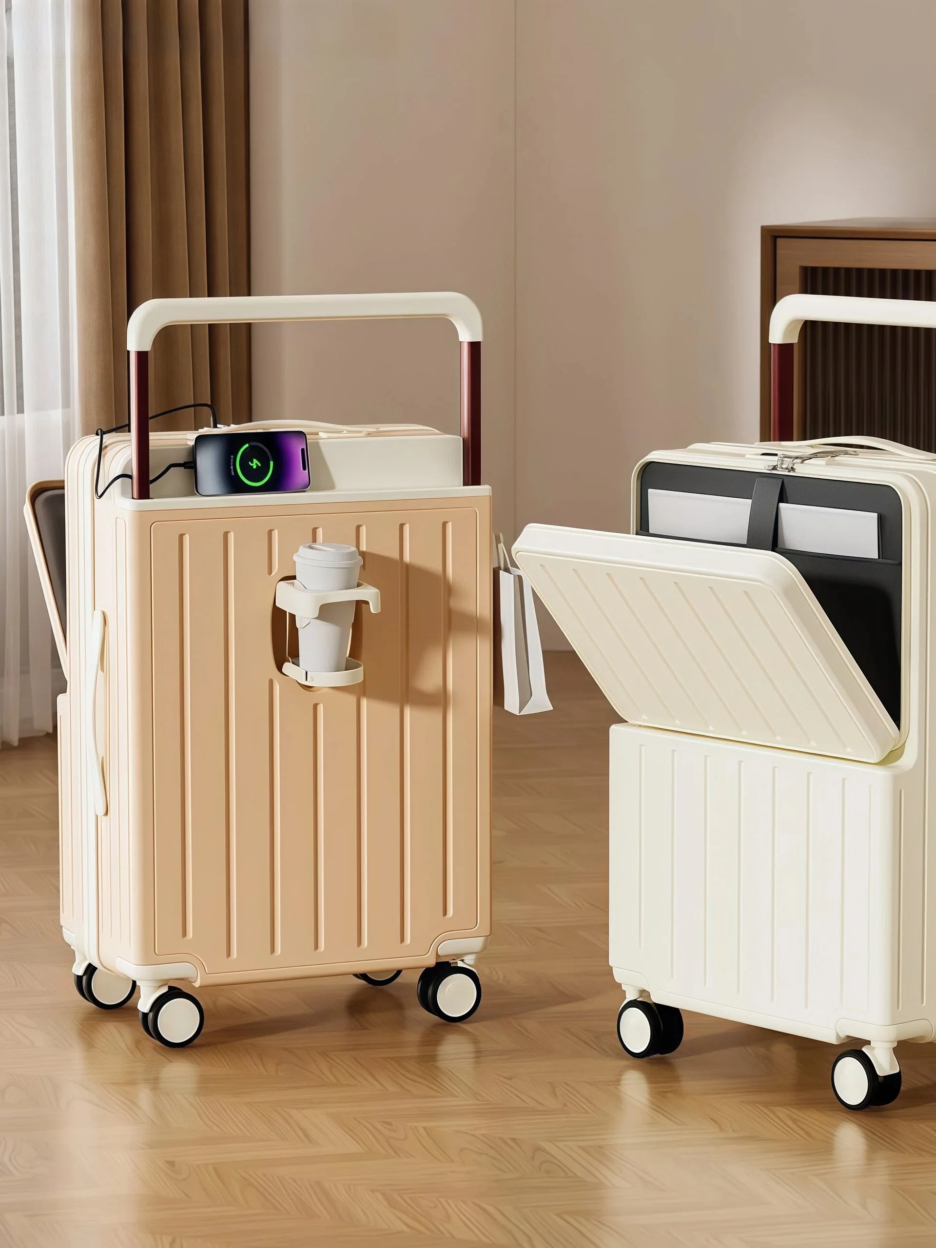 new-2025-small-women's-lage-20-inch-boarding-box-large-capaci-wide-pull-rod-password-box-multi-function-travel-bag-pc