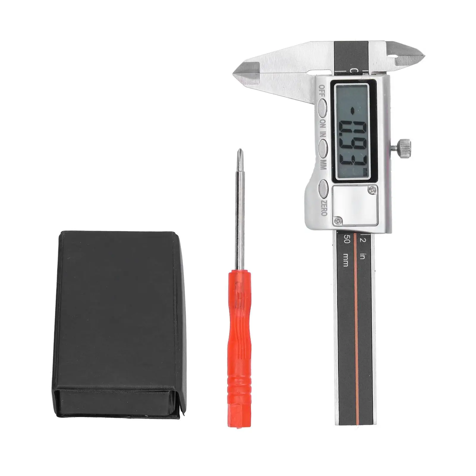 Portable Mini Digital Vernier Caliper 0-50mm - Rust-Resistant Wear-Proof Industrial Measurement Tool