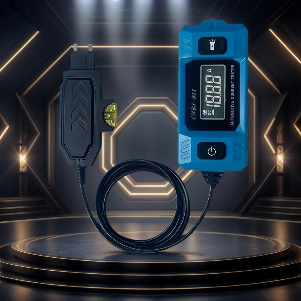 Car Leakage Analyzer LCD Display Car Circuit Tester Max 48V Blade Fuse Circuit Measurement Fault Test Tool High Precision