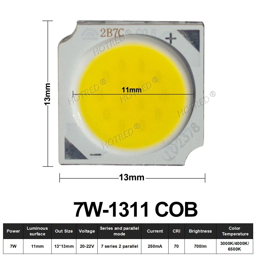 10–50 Stück COB LED 3 W 5 W 7 W 10 W 12 W 15 W 18 W 30 W 36 W neutral kalt warm weiß 13 mm 20 mm 28 mm 1919 Chips Lampe Scheinwerfer Downlight DIY