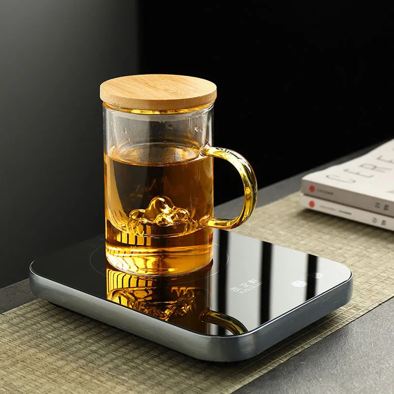 Stufa elettrica in ceramica 800W 100 ° Riscaldatore per tazza C Stufa da tè intelligente Forno elettrico per riscaldamento a piastra calda Mini riscaldatore Macchina per il tè 220V