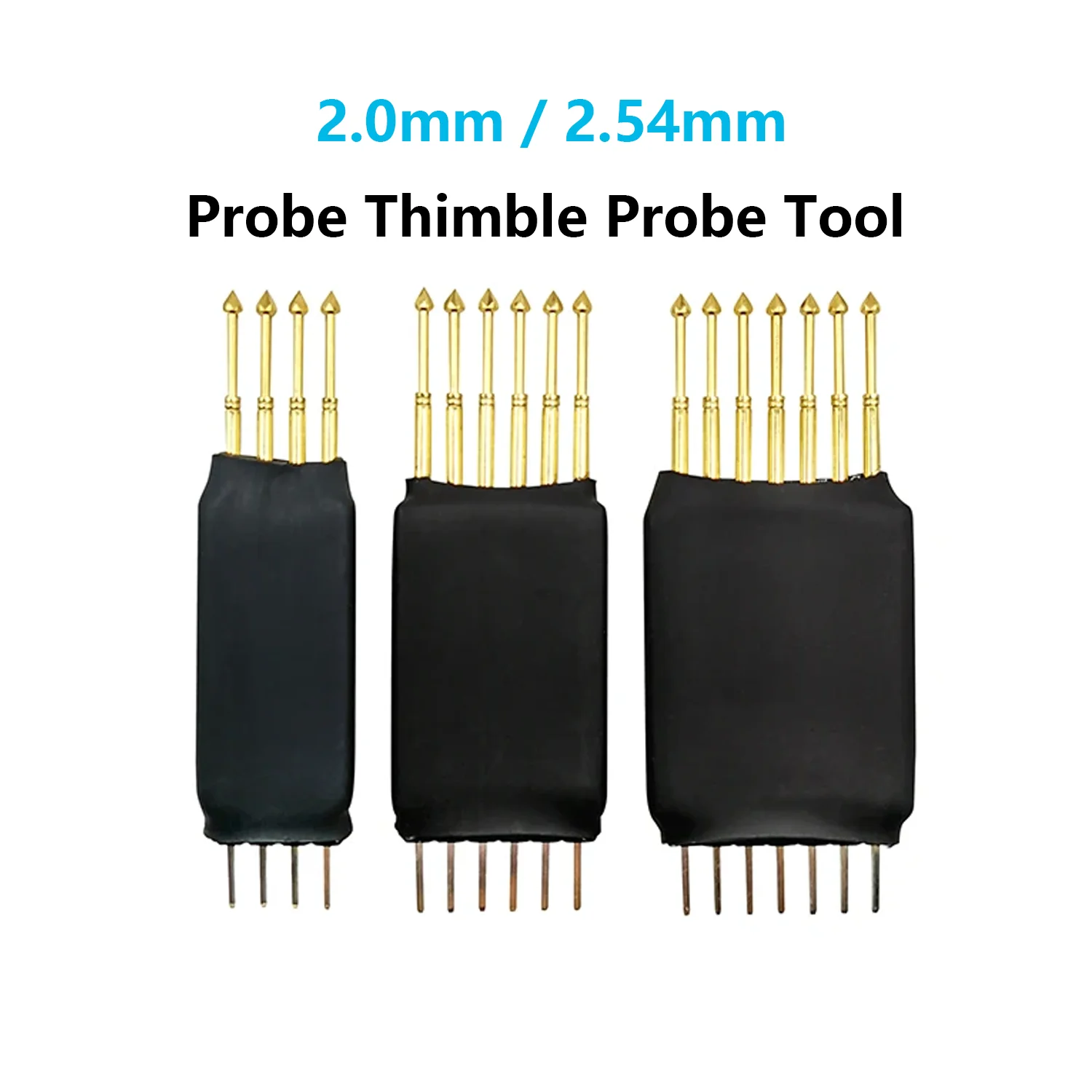 

2.0mm/2.54mm Probe Thimble Probe Tool Programming Download Burning Hand Pressed PCB Test Inspection Fixture Tool 4-8Pin