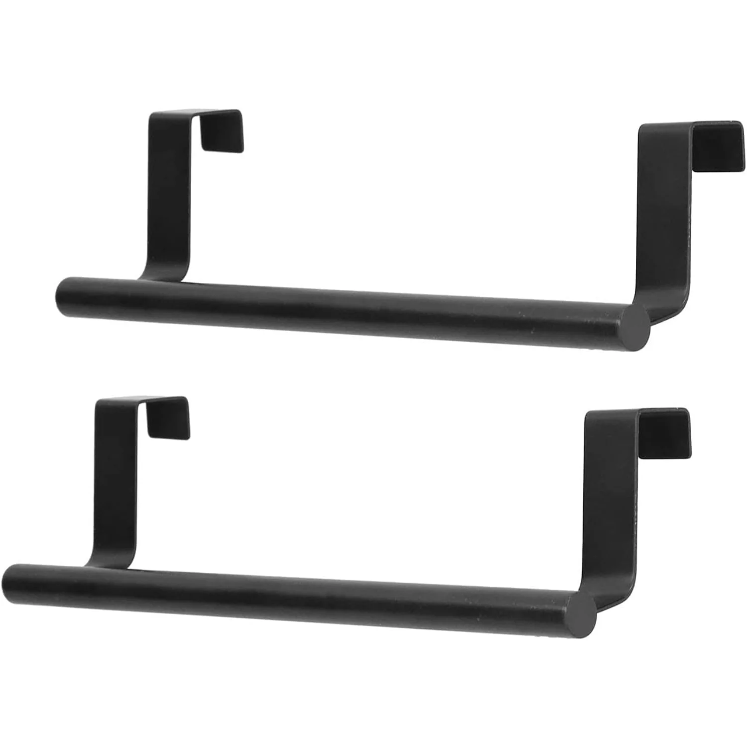 

2pcs Kitchen Towel Holder Over Door Towel Rail Stainless Steel, Over The Door Towel Rail Tea Towel Holder for Cupboard Doors and