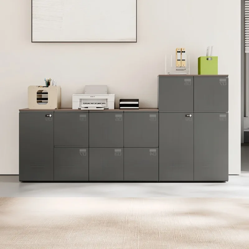 Office filing cabinets, partitioned archive storage cabinets, password lock storage cabinet