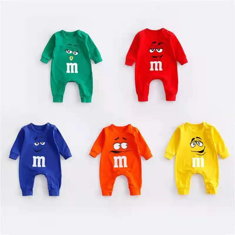 

Baby M&M's Costume Romper Baby Jumpsuit Girls Boys Clothing Infant Onesie Bodysuit Newborn Goku Ninja Children Outfits