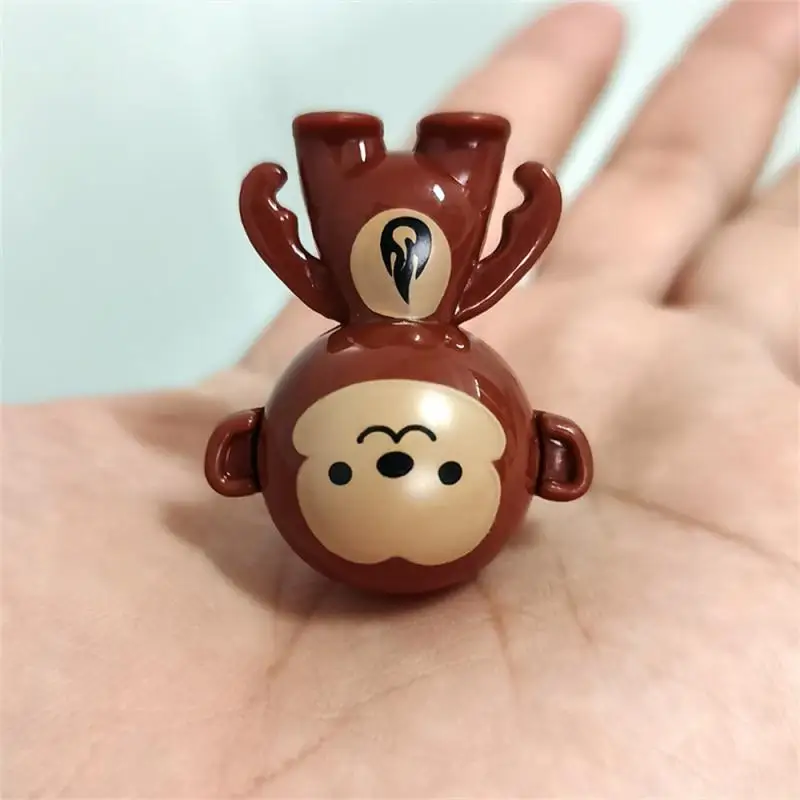 Toy Simple Durable Safety Gifts Mini Home Furnishing Ornaments Small Portable Brain Game Child Cute Tumbler Monkey