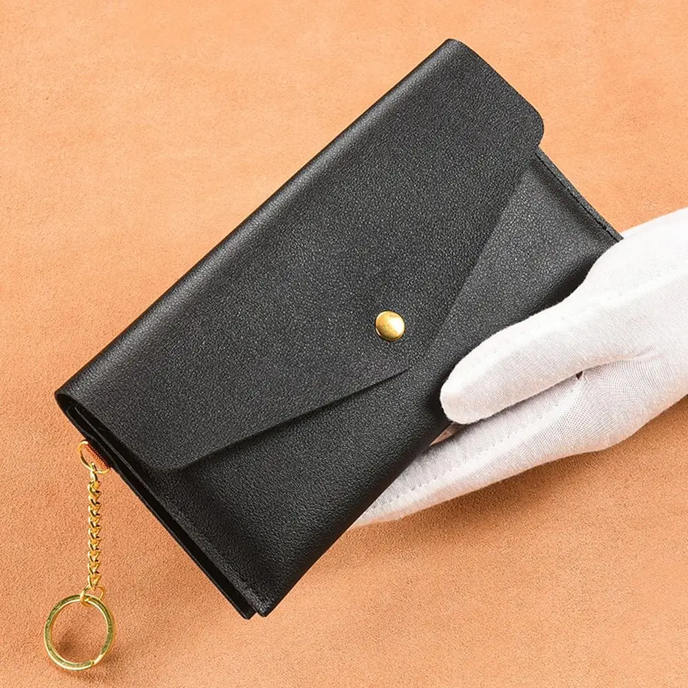 Ins Stylish Casual Birthday Gifts PU Leather Phone Bags Phone Bag Rectangle Women Wallets Purse Wallets Card Holder Coin Purse