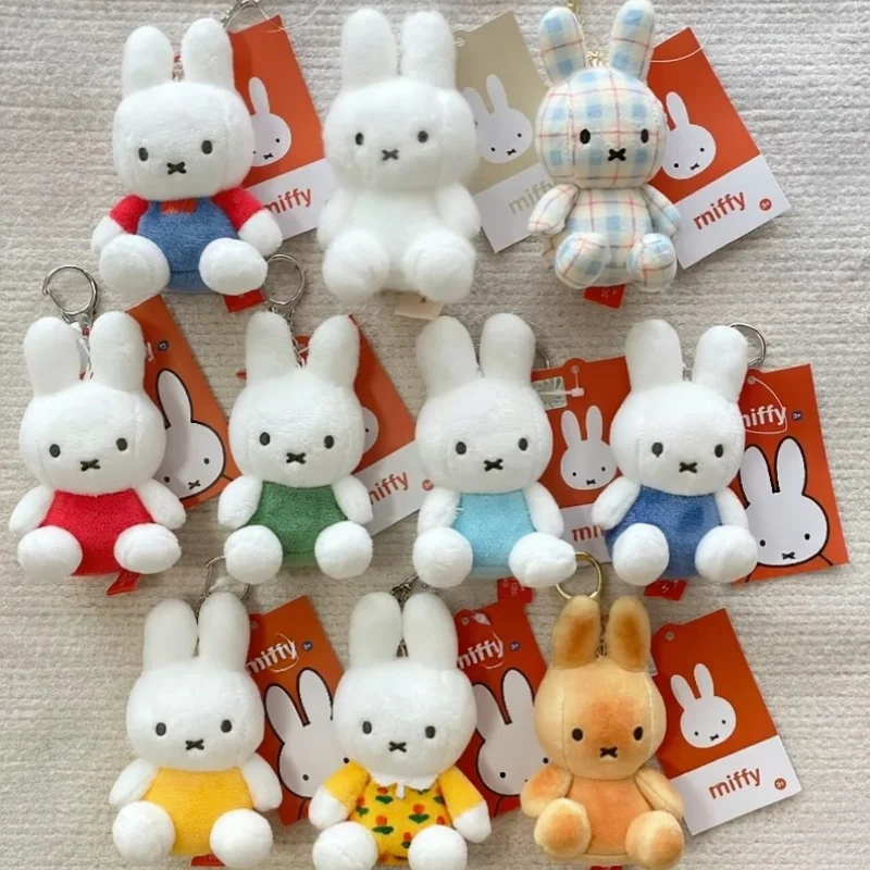 [Collection] In Stock Miffy Plush Doll Pendant Korean Limited，Multiple Options Available，Cute Cartoon Stuffed Keychain Decor