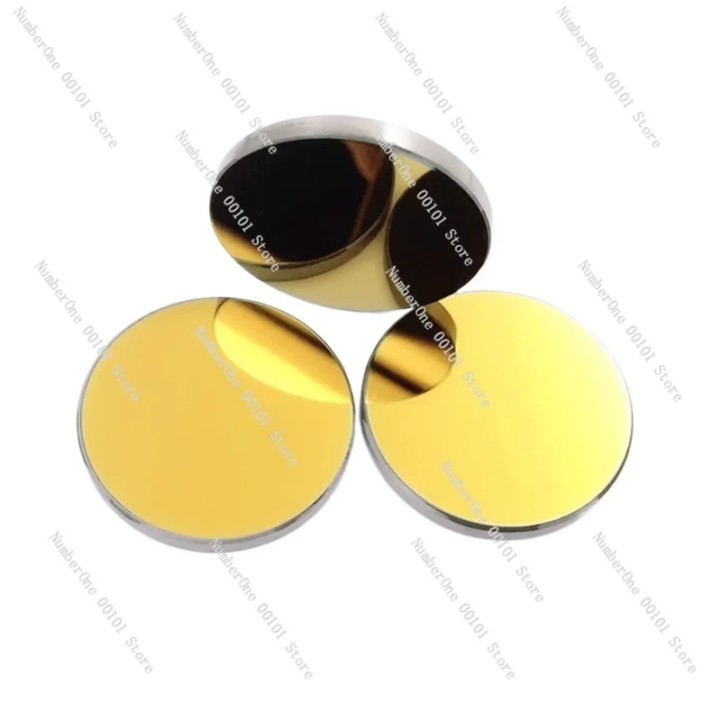 Laser Silicon Mirrors Window Infrared Cutting Marking Mirror Reflectivity 99% Gold Plated High Reverse Plating Black Mask