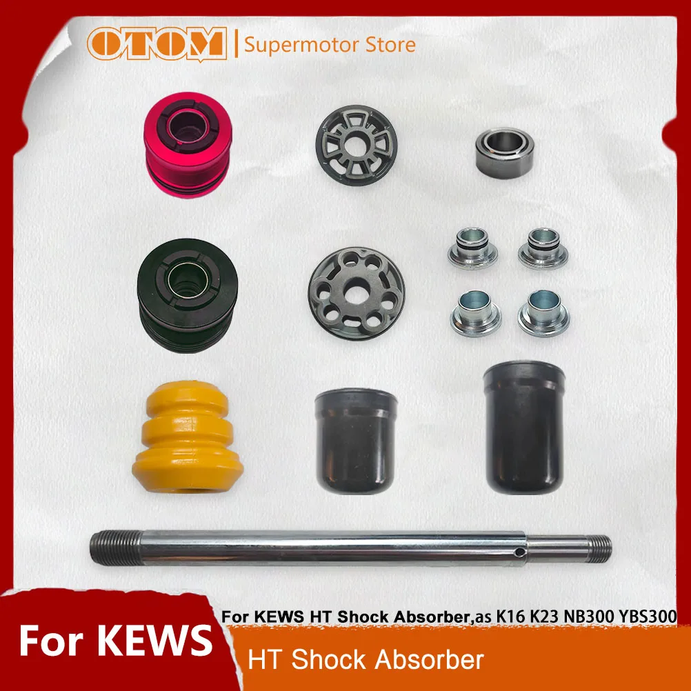 OTOM-amortiguador de suspensión para motocicleta, sello de varilla de pistón, cojinete inferior, bolsa de aire para KEWS HTW K16 K23 NB300 YBS300