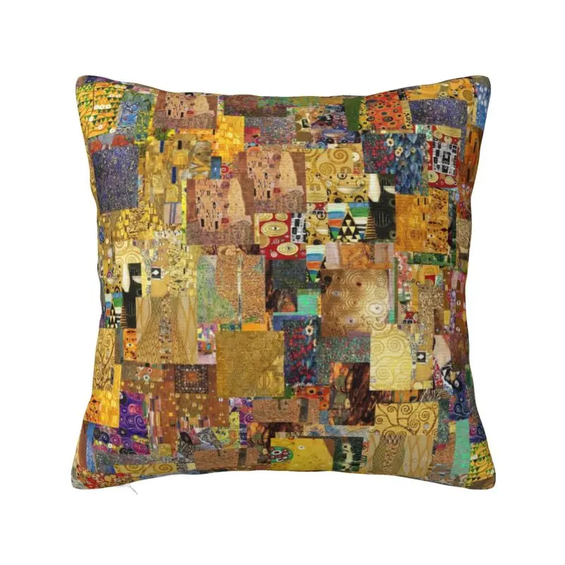 

Nordic Gustav Klimt Painting Art Cushion Cover Polyester Throw Pillow Case Decoration