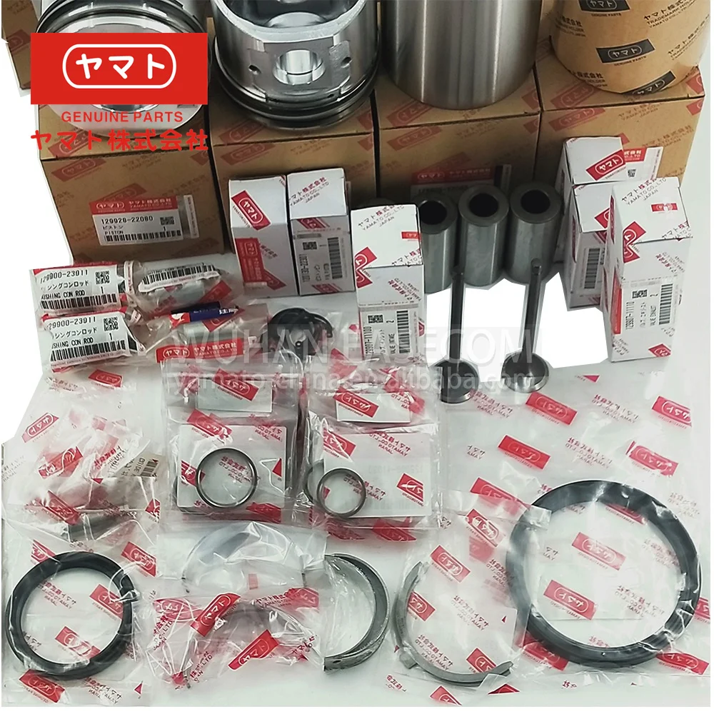 Japan OEM Parts 129570-22000 Yanmar 4JH2E Engine Rebuild Kit For Yanmar Engine 4JH2 Repair Kit For Yanmar Marine Overall Kit