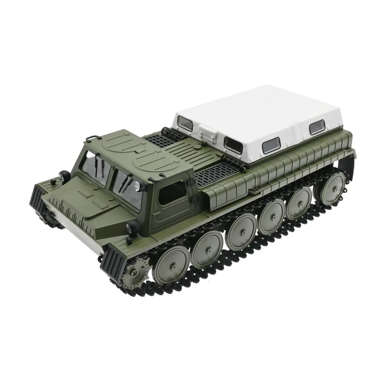 

WPL E-1 ГАЗ-711:16 Масштаб 2,4G 6WD Полностью пропорциональный RC Гусеничный военный транспортный автомобиль с функцией загрузки Вездеход