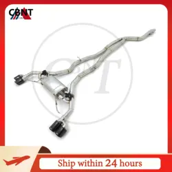 CBNT Exhaust-pipe Catback with Valve Muffler SS304 Valved Tuning Exhaust System for BMW X3 X4 G01 G02 M40i B58 3.0T 2019-2023