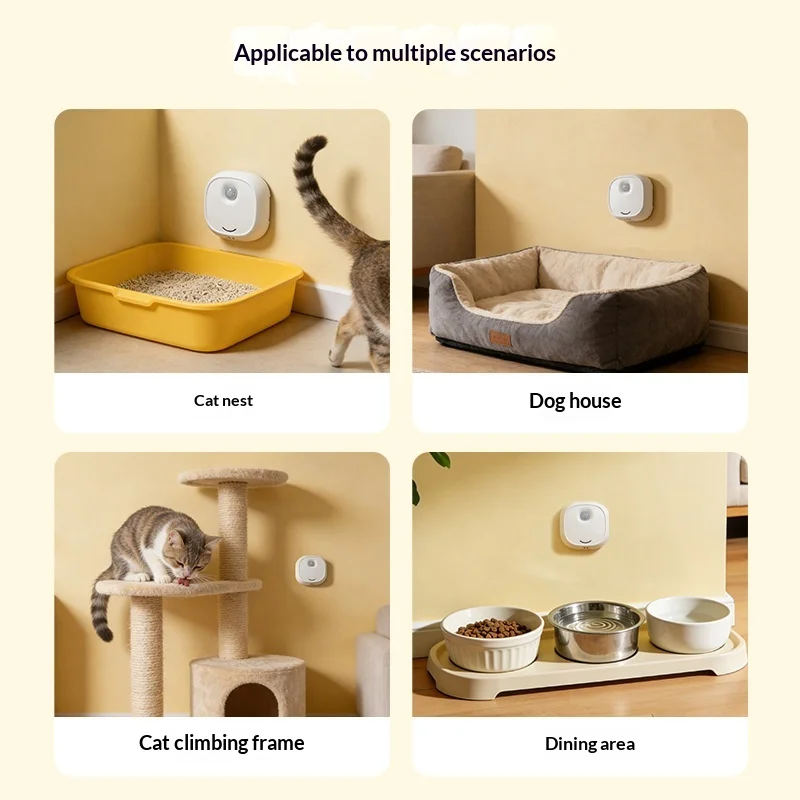 Eliminador de olores recargable para arenero de gatos y purificador - imagen 2