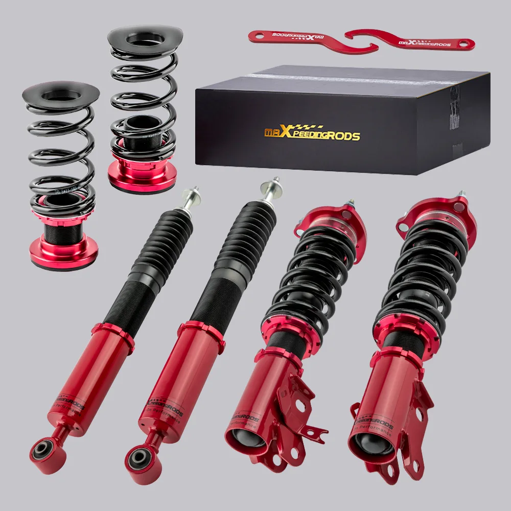 MaXpeedingrods Coilover Suspension Kit For Honda Civic 2006-11 Shock Absorbers Suspension Spring Struts  Front Rear Damper