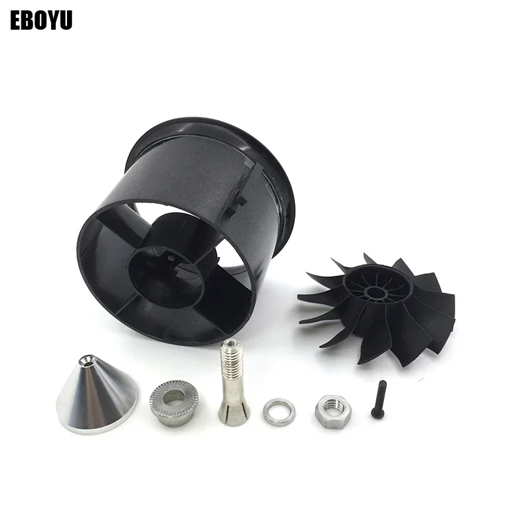 Replacement Body Shell for QX-Motor 70mm EDF Duct Housing Fan 12-Blade Propeller Blades Unit Spare Parts for RC Jet Airplane