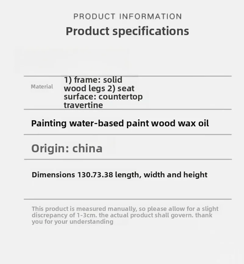 Medieval wabi-sabi wind natural travertine coffee table designer special-shaped coffee table household rectangular tea table