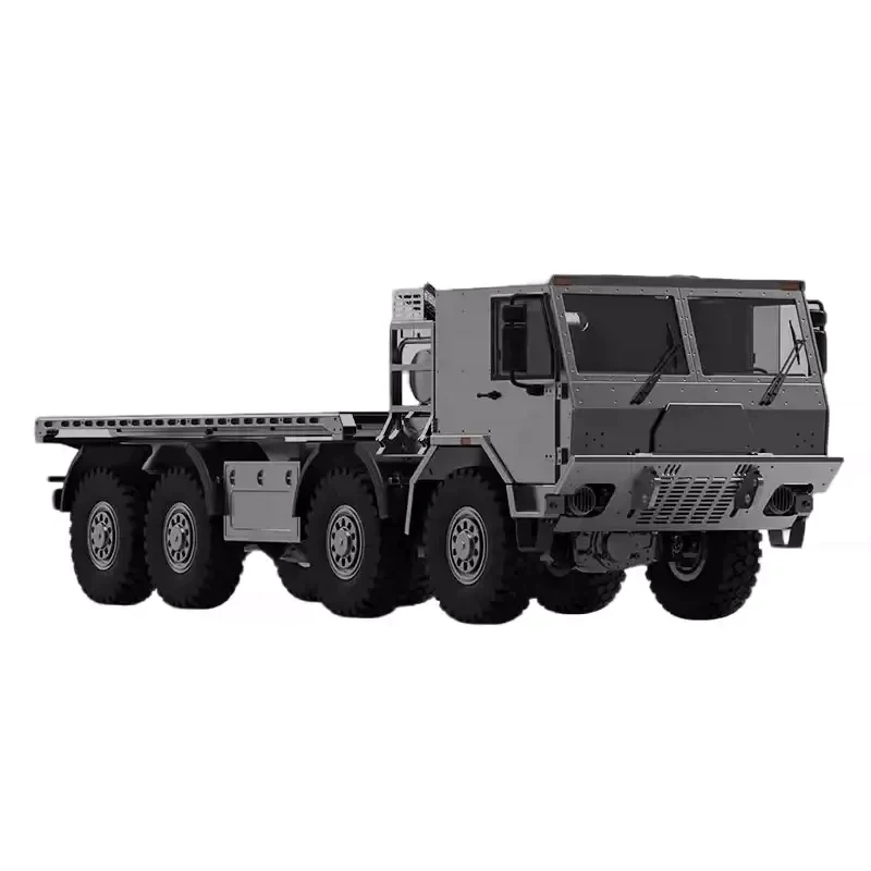 CAPO 1/18 KIT Metal CNC MINI TATRA CUB3 8X8 RC Military Transport Truck 2Speed Gearbox Lock Differential Axles DIY Model Car