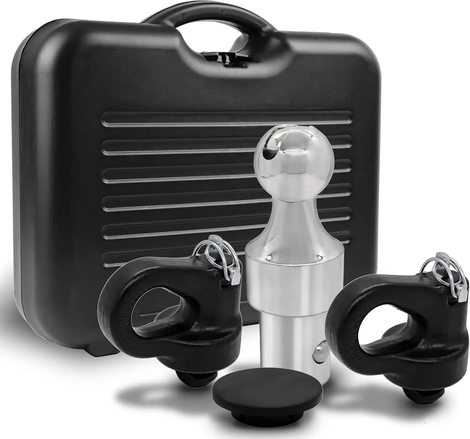 

Комплект шаровых соединений Gooseneck для тяжелых грузовиков, максимальная нагрузка 38000 фунтов, шар диаметром 2-5/16 дюйма, совместим с отдельными моделями