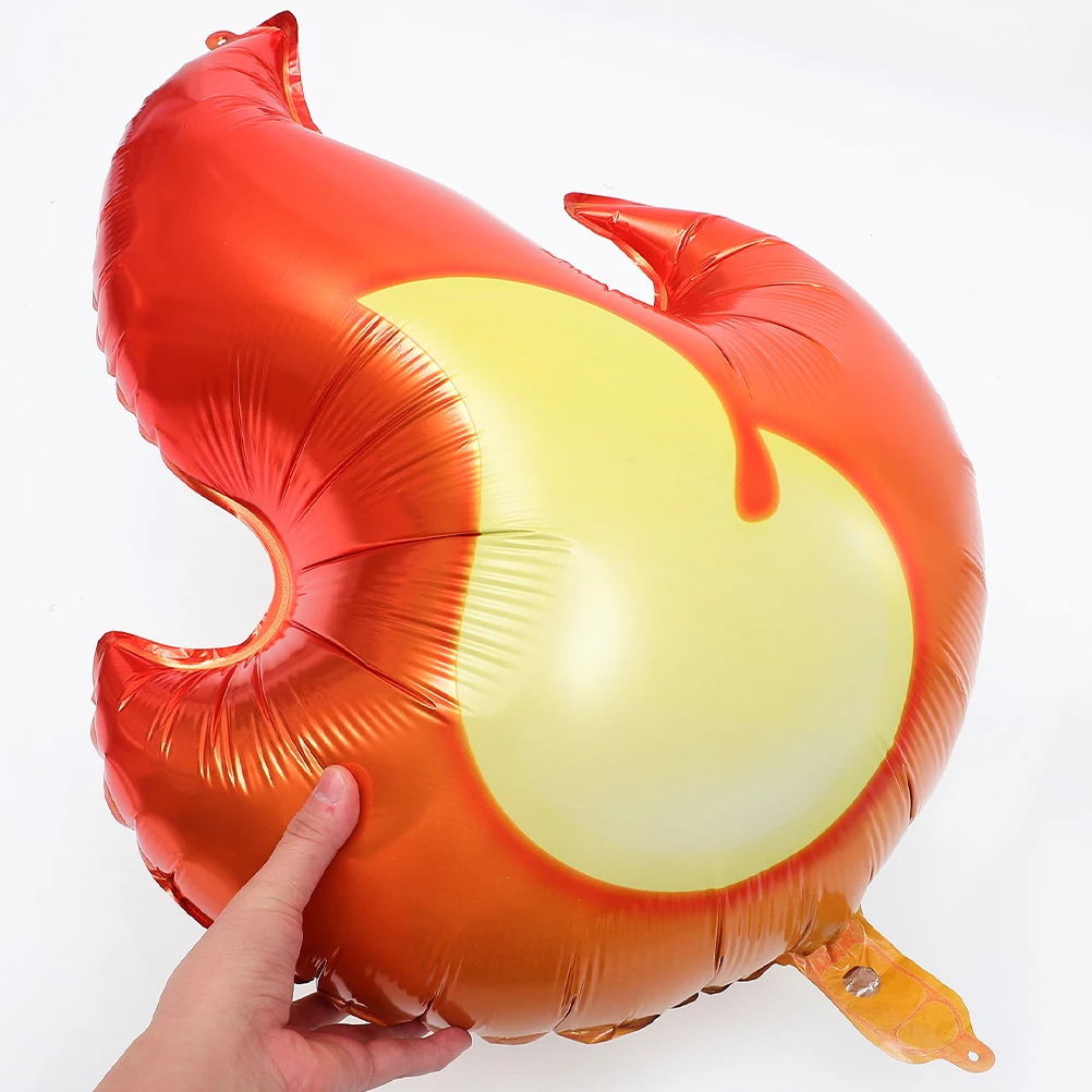 

6 Pcs Flame Balloon Number Balloons Birthday Party Decoration Filling Aluminum Mold Decorations Film