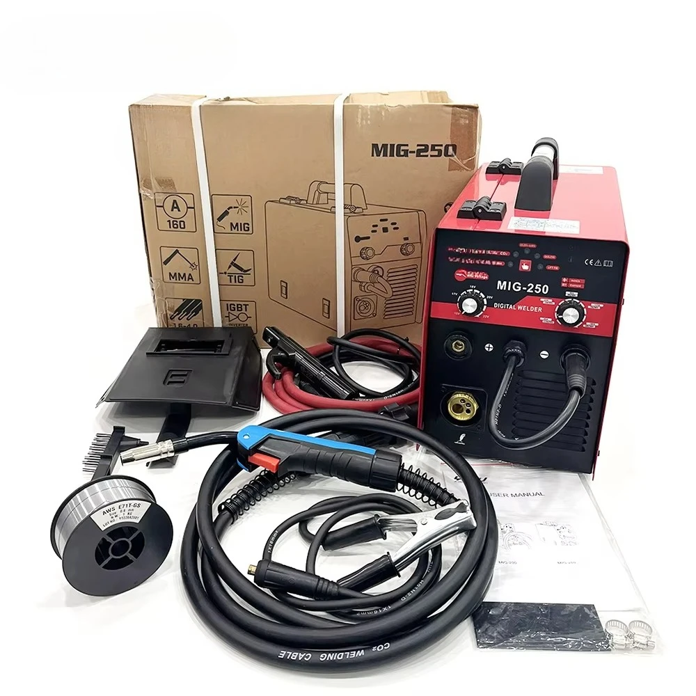 MIG/MAG/TIG/MMA gas/airless flux core 3 in 1 multi-process MIG welding machine arc