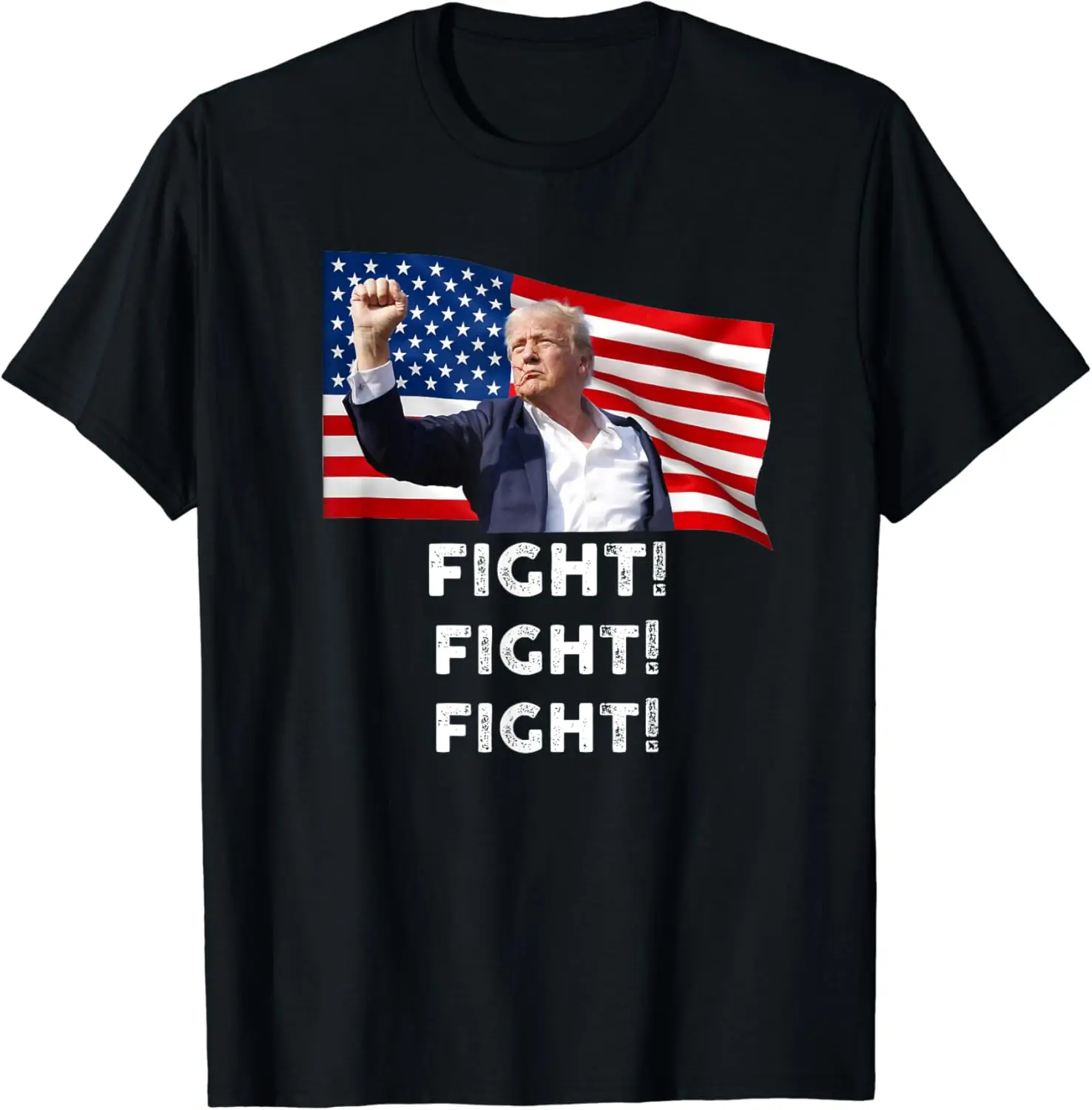 Trump 2024 Flag Fight Vote Trump T-Shirt