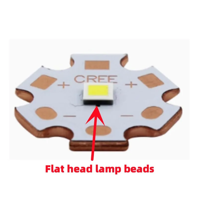 1Pcs/Lot XHP35 white LED lamp beads 12V 12W strong light flashlight wick 3535 HI flat head convex head lamp HD lamp XHP35B