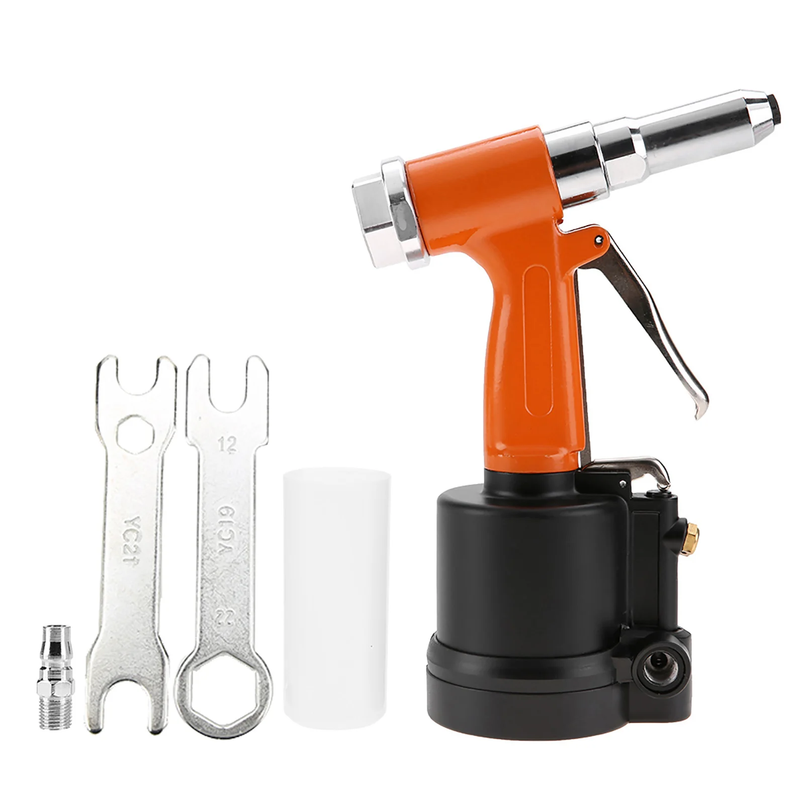 BKL-550 Pneumatic Nail Gun Hydraulic Type Pneumatic Riveter Riveting Tool Industrial Pneumatic Tools Orange Black Air Riveter ﻿