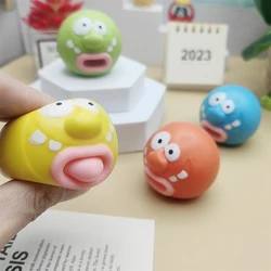 1Pcs Creative Funny Stress Relief Doll Turtle Piggy Spiny Dolphin Toy Pop-up Tongue Game Squeeze Toy Children's Novel Fun Gifts
