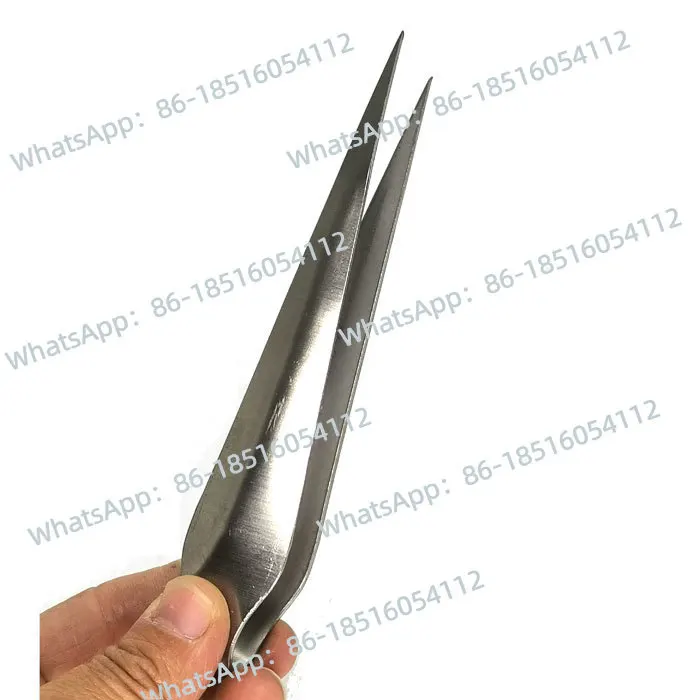 Blown glass pointed nose forceps pointed tweezers reaming shaping